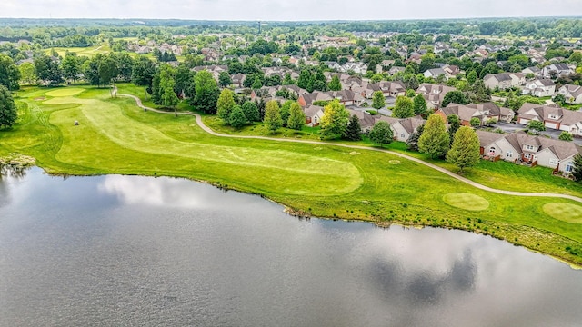 6922 Greensview Village Dr, Canal Winchester, OH 43110 - aerial view of residential area with a large body of water and a golf club