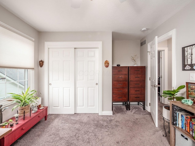 7969 Linksview Cir, Westerville, OH 43082 - bedroom featuring carpet, a closet, and an office area