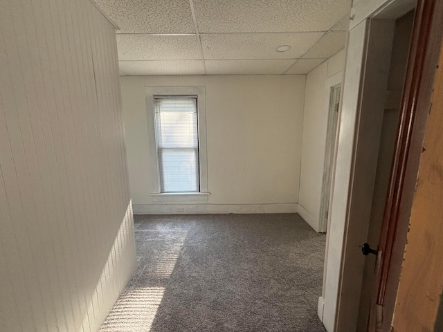 324 E Main St, Cardington, OH 43315 - unfurnished room with carpet floors and a paneled ceiling