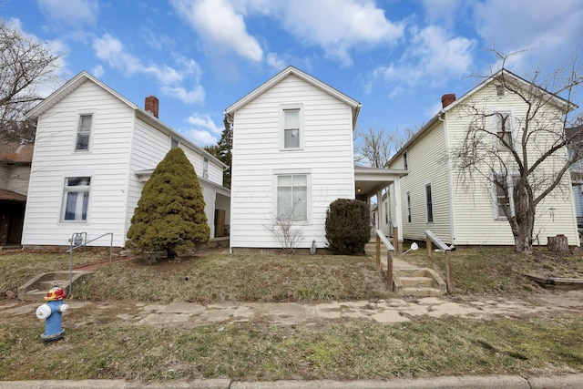 view of back of property