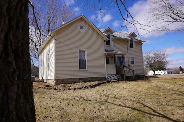 2930 County Road 184, Cardington, OH 43315 - rear view of property with a yard