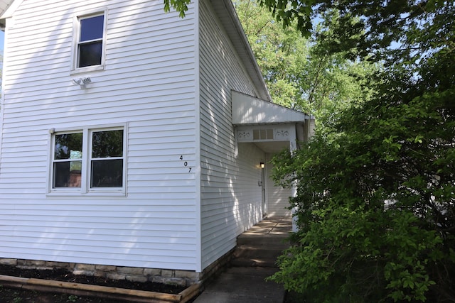 view of side of property