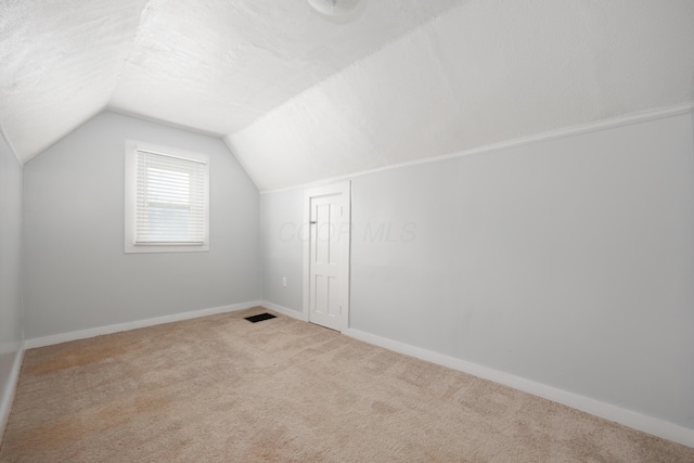 409 High St, Utica, OH 43080 - bonus room featuring lofted ceiling and carpet flooring