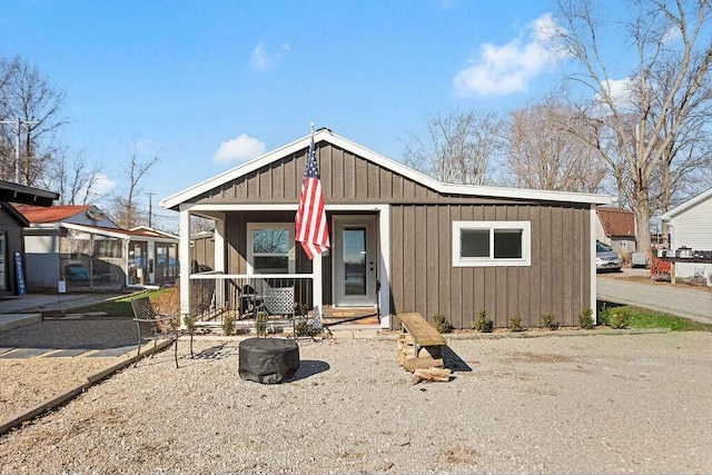 view of front of house with a porch