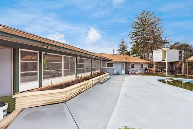 exterior space with a patio area