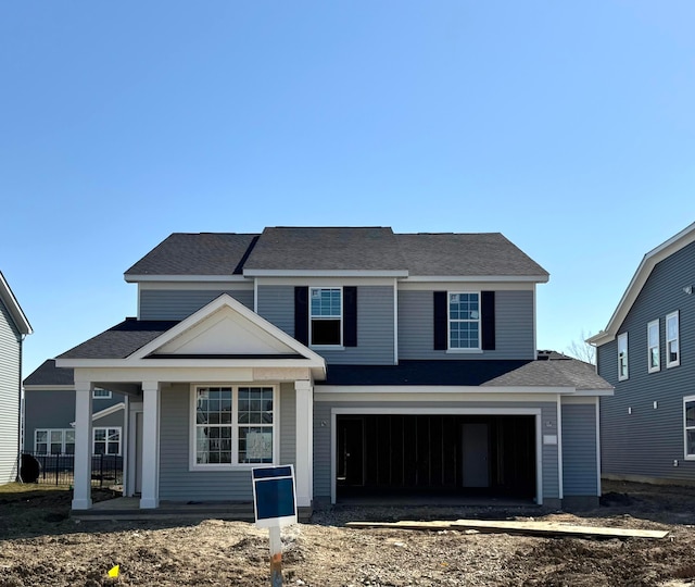 view of front of home featuring an attached garage