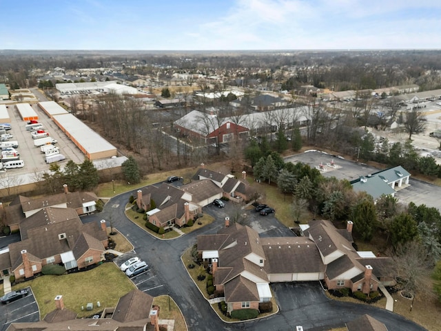 bird's eye view featuring a residential view