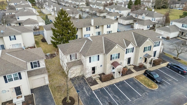 birds eye view of property featuring a residential view