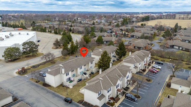 bird's eye view featuring a residential view