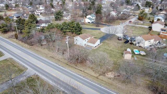 drone / aerial view featuring a residential view