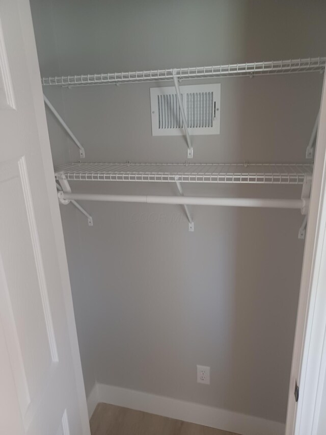 closet with visible vents