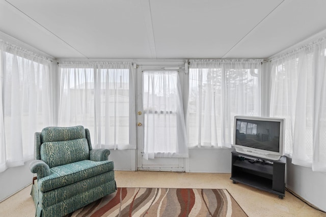 sunroom / solarium with plenty of natural light