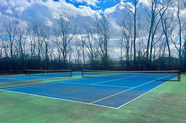 view of sport court