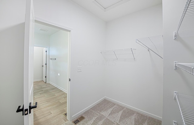 603 Mill Stone Dr Lot 2257, Sunbury, OH 43074 - spacious closet featuring light wood-style floors