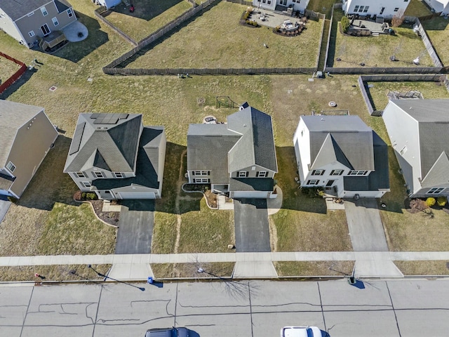 birds eye view of property featuring a residential view