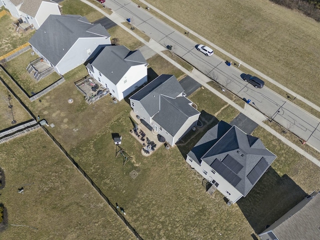 birds eye view of property featuring a residential view