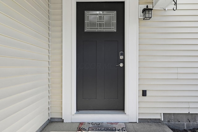 view of property entrance