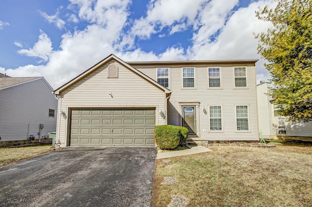 3093 Briar Ridge Rd, Columbus, OH 43232 - view of front of house with a garage and driveway