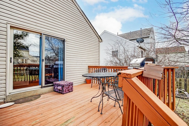 3093 Briar Ridge Rd, Columbus, OH 43232 - wooden deck featuring a grill