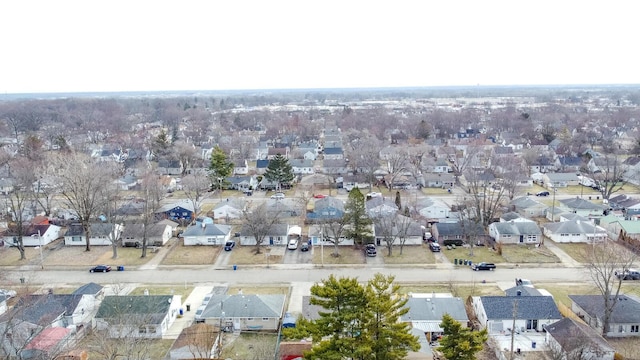 aerial view featuring a residential view