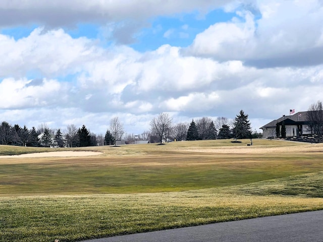 surrounding community featuring a lawn