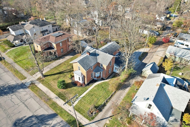 drone / aerial view featuring a residential view