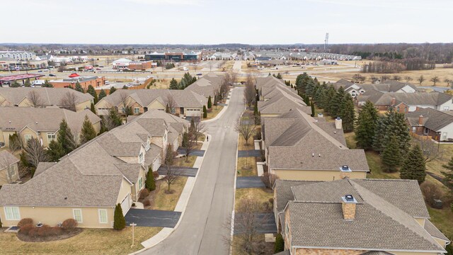 birds eye view of property featuring a residential view