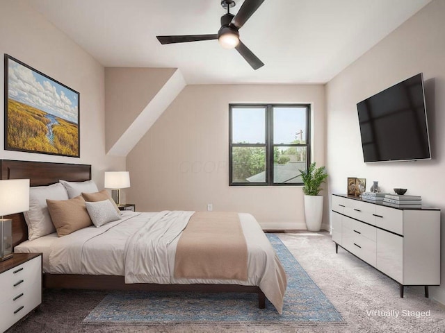 1093 Franklin Ave, Columbus, OH 43205 - carpeted bedroom featuring ceiling fan and baseboards