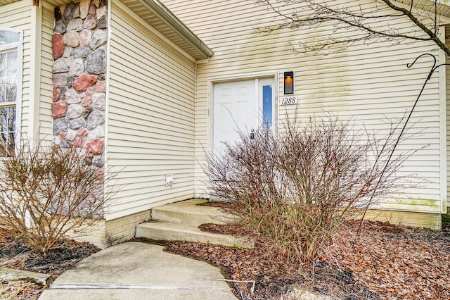 view of entrance to property