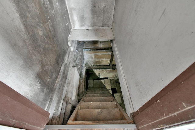 view of staircase