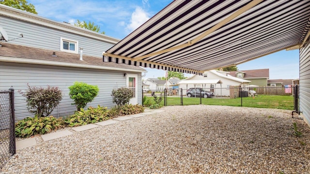 view of patio / terrace featuring a fenced backyard