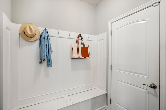 view of mudroom