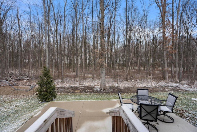 view of patio / terrace with outdoor dining space