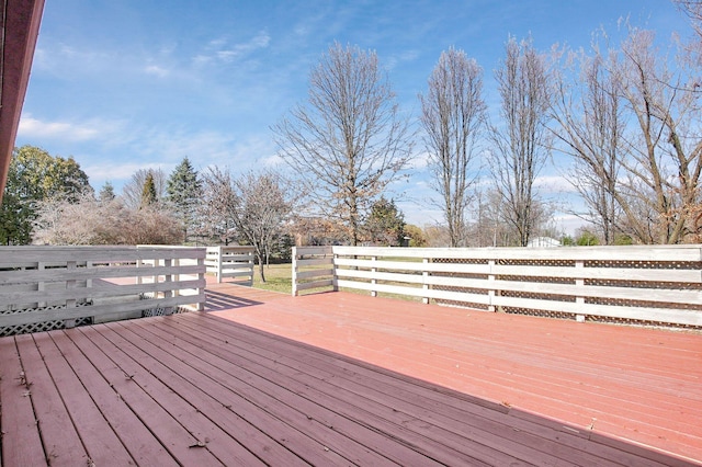 view of deck