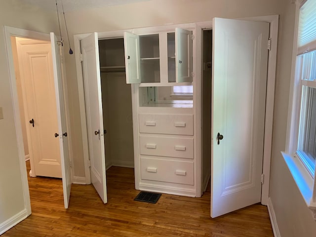 closet with visible vents