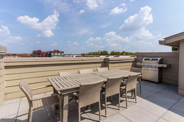 view of patio / terrace featuring outdoor dining space