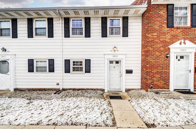 view of front of home