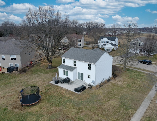 birds eye view of property featuring a residential view