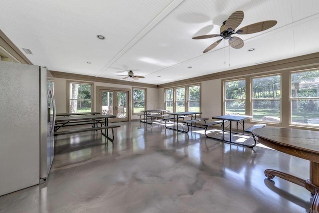 community lobby featuring visible vents