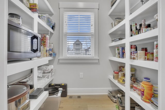 storage area featuring visible vents