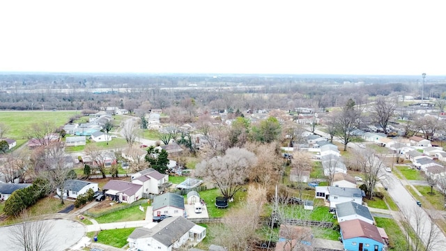 drone / aerial view featuring a residential view