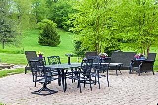 view of patio with outdoor dining space