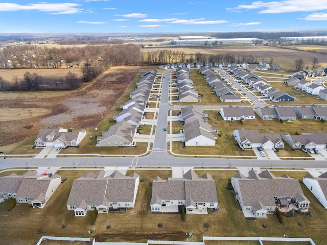 birds eye view of property featuring a residential view