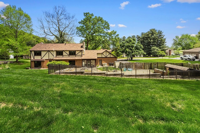 671 Carriage Ct, Newark, OH 43055 - back of property with brick siding