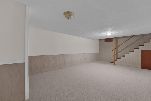 957 Sharon View Dr, Newark, OH 43055 - finished basement featuring stairway and carpet floors