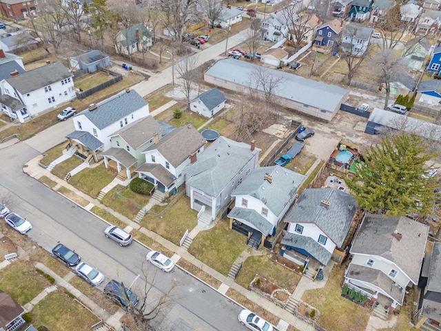 birds eye view of property featuring a residential view