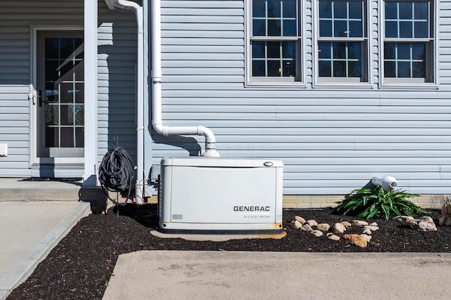 exterior details with a power unit