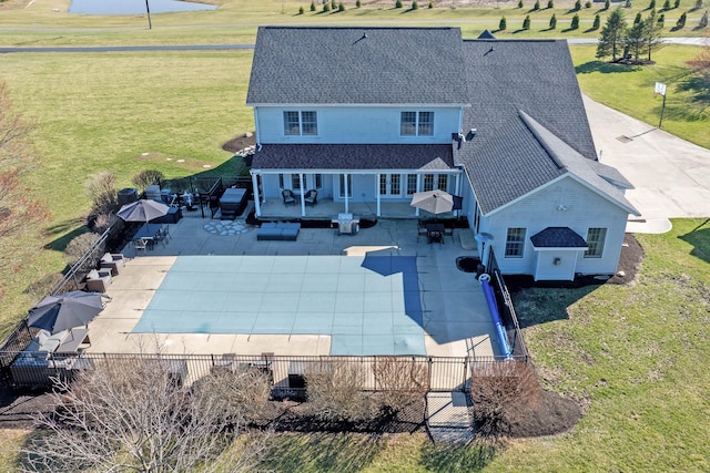 drone / aerial view