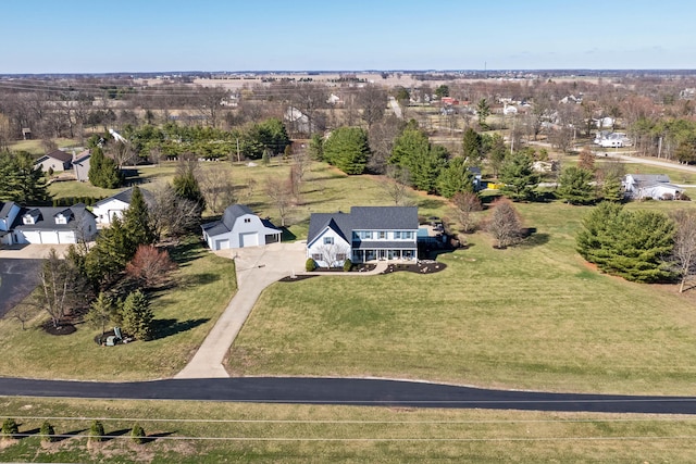 drone / aerial view