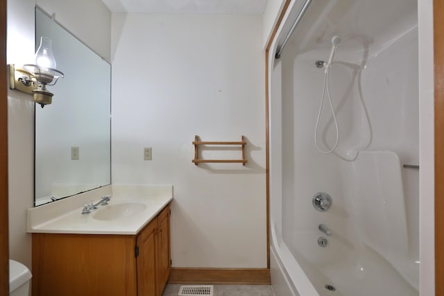 8871 Patterson Rd, Hilliard, OH 43026 - bathroom featuring vanity and  shower combination